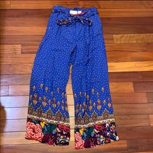 Anthropologie Flowy Pants